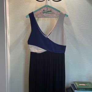 Anthropologie Maeve Colorblock Maxi dress